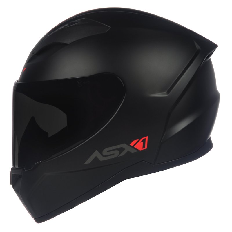 capacete asx city solid preto fosco 1